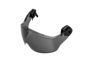 Grauer VSR-HALB-SH3000 Schutzhelm mit Belüftung und verstellbaren Riemen für sicheren Halt.