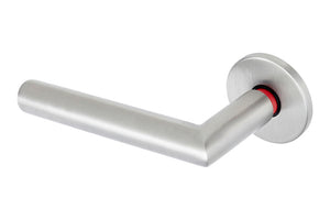 Türdrücker aus Edelstahl mit versteckter Befestigung für Wohn- und Privatbereiche.