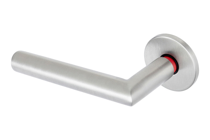 Türdrücker aus Edelstahl mit versteckter Befestigung für Wohn- und Privatbereiche.