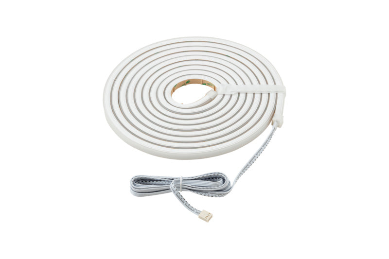 RGB LED light strip, 4 meters long, with flexible installation and remote control features.