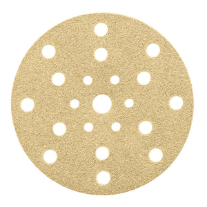 Schleifpapierscheibe mit Klettverschluss, 150 mm Durchmesser, P400 Körnung, 10 Stück.