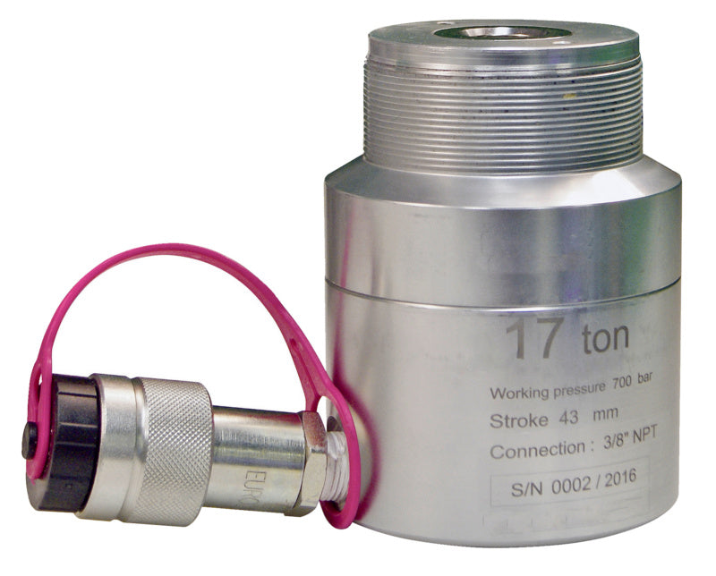 Hydraulikzylinder-HYDRZYL-17-TO-HUB-70MM-SCHRAUBKUPPLUNG     Verpackungsinhalt    1 Einheit