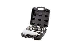 Kunststofftrichter mit breiter Öffnung und schmalem Auslassrohr für vielseitige Anwendungen.