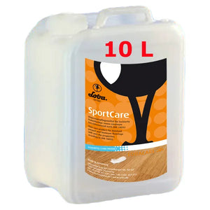 LOBA SportCare 10L Kanister für Sportbodenpflege und Schutz.