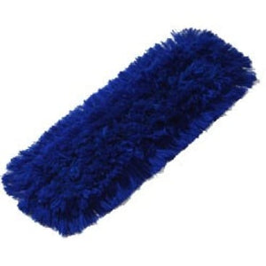 Blauer Mikrofaser-Feuchtwischbezug ohne Band, 60 cm.
