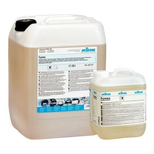 Fumex 5L Kanister with a blue label, designed for effective cleaning of tough dirt and grease.