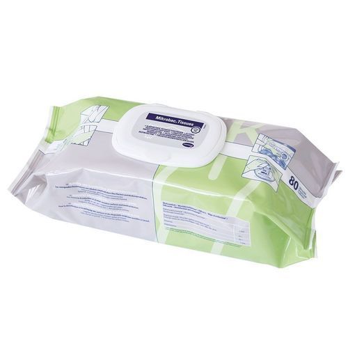 Desinfektion -Mikrobac Tissues, Flow Pack, 80 Tü/Pk. BAuA-Reg-Nr.: N-50093