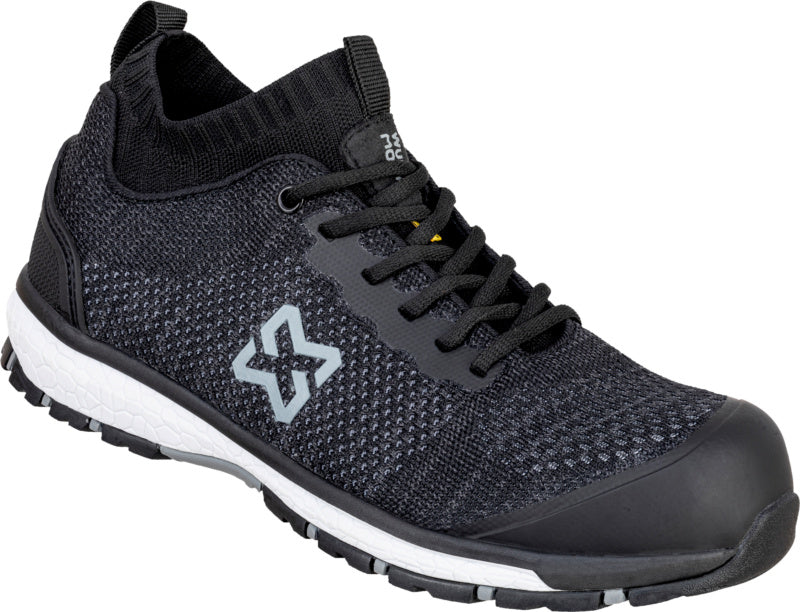 Schwarzer Sicherheitshalbschuh Carcas S1P mit ESD-Schutz und robuster Sohle