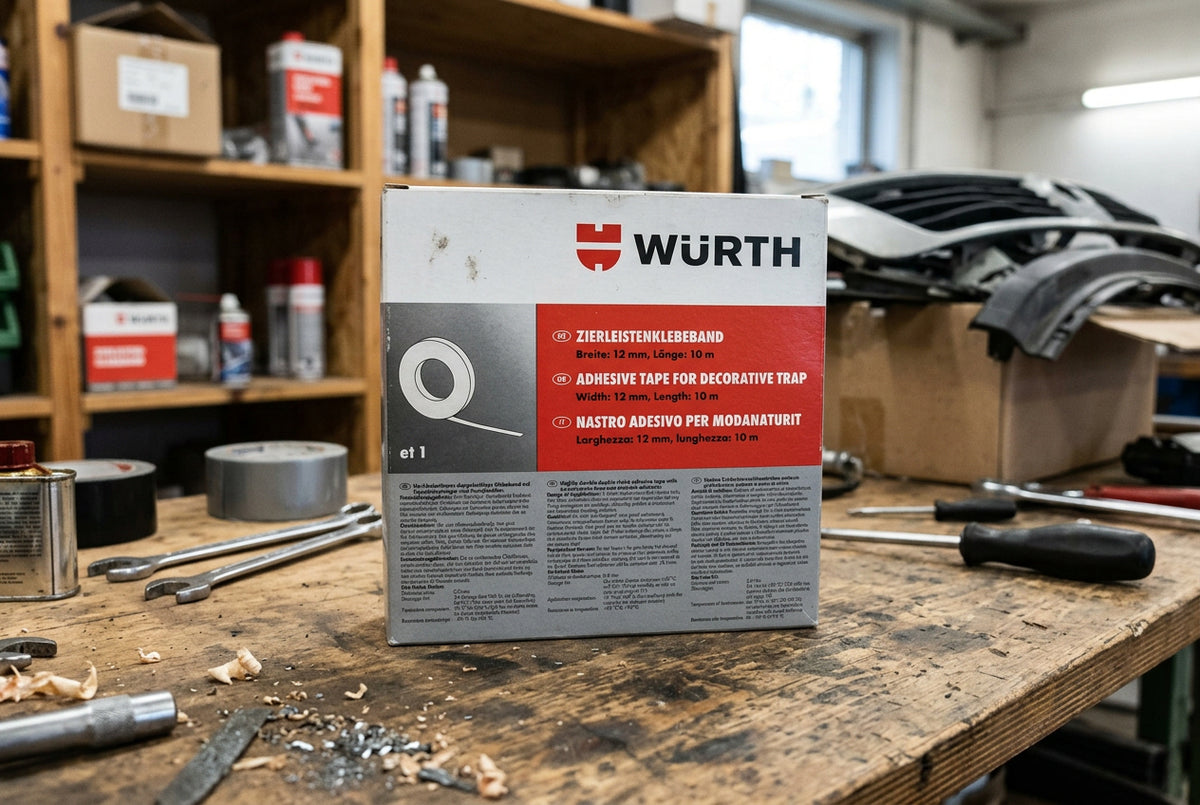 Würth Befestigungsband Zierleisten 12 mm x 10 m | ZIERLSTKLEBBA 1 ST.