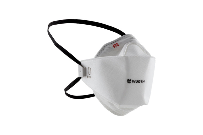 Einweg-Atemschutzmaske FAMASK-FMH00 mit elastischen Ohrschlaufen und verstellbarem Nasenbügel.