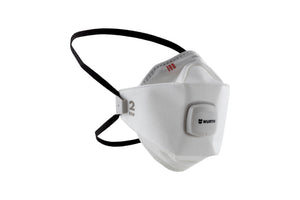 Einweg-Atemschutzmaske FAMASK-FMH00 mit Ventil, FFP2-NR-D, in Verpackung mit 10 Einheiten.