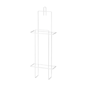 Medizinische Produkte -Halter für Hygienebeutel aus Drahtgeflecht, kunststoffbeschichtet weiß, 13x38x5,5cm, 1 St.
