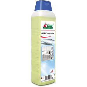 Tanet Aroma Intense Ivetan Reinigungsmittel in einer 1L Flasche mit frischem Duft.