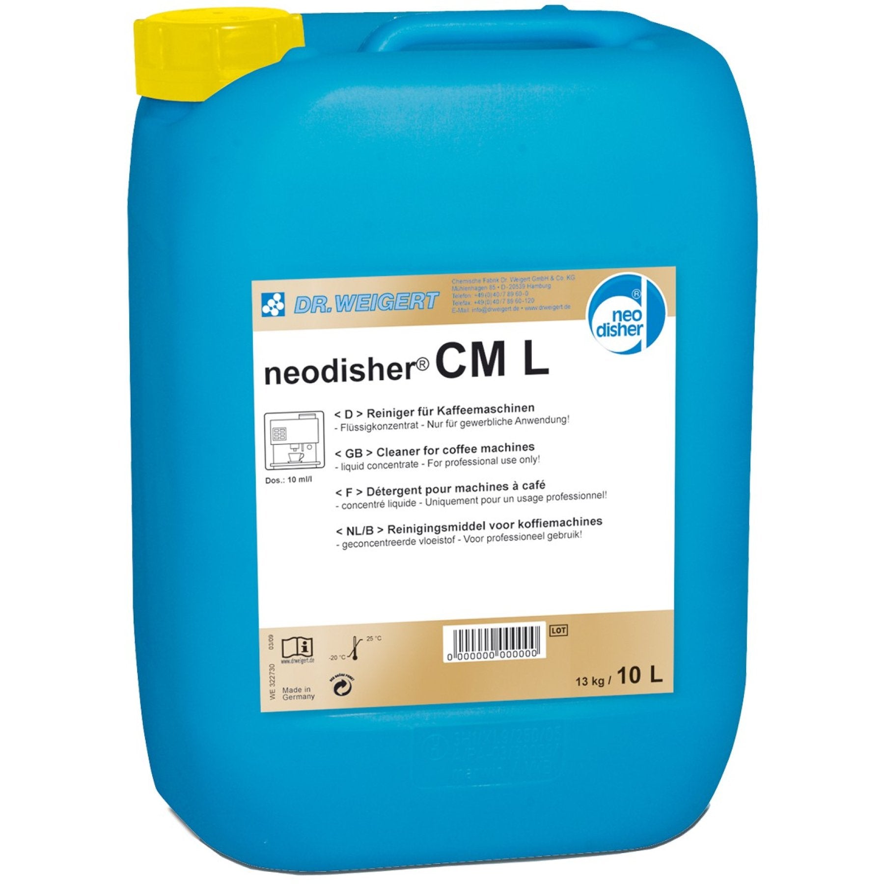 Neodisher CM L, 10L canister
