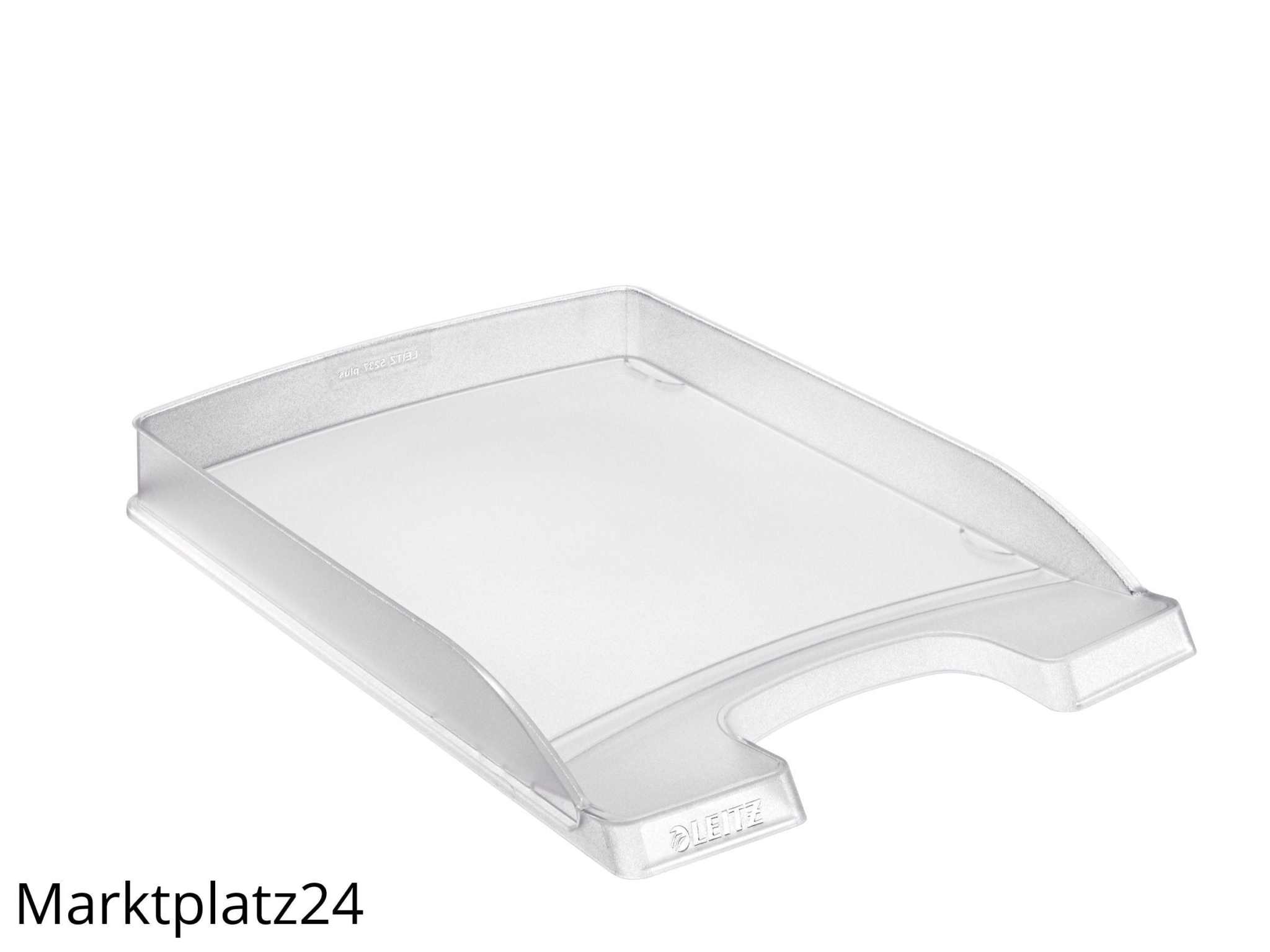 Lyreco Style Briefkorb blue plastic office organizer for desk documents