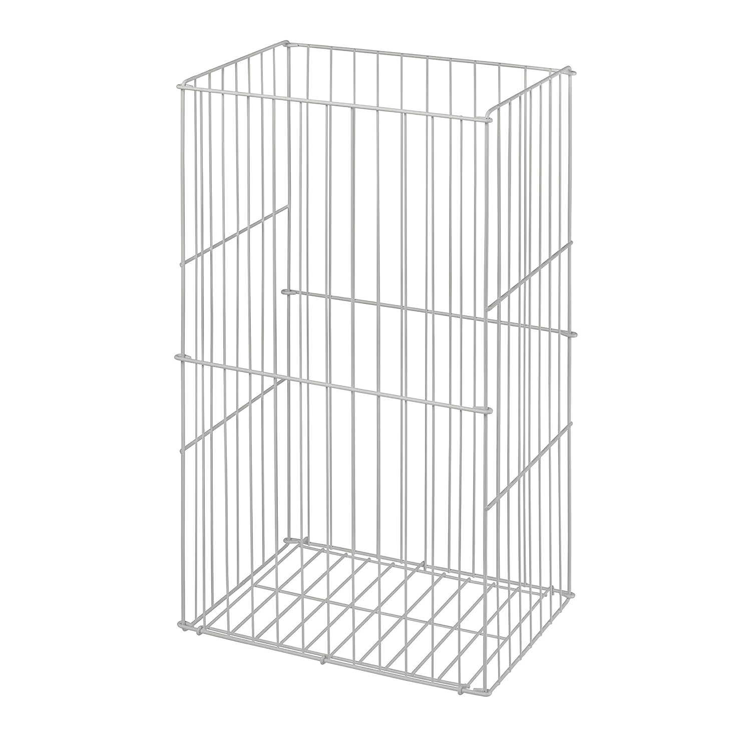 SbW Abfallkorb – 60L Weiß Kunststoff Müllbehälter Groß