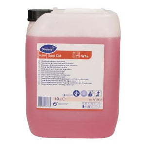 10L kanister med rosa sanitärrengöring från Diversey Taski Sani Cid.