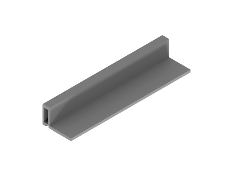 Möbel-Griffleiste-GRF-SCHIEBET-SGL in eleganter Oberfläche, ideal für Schiebetüren und Schubladen.