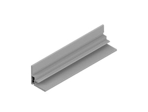 Schlichte Möbel-Griffleiste GRF-SCHIEBET-SGL aus robustem Material für Schiebetüren und Schubladen.
