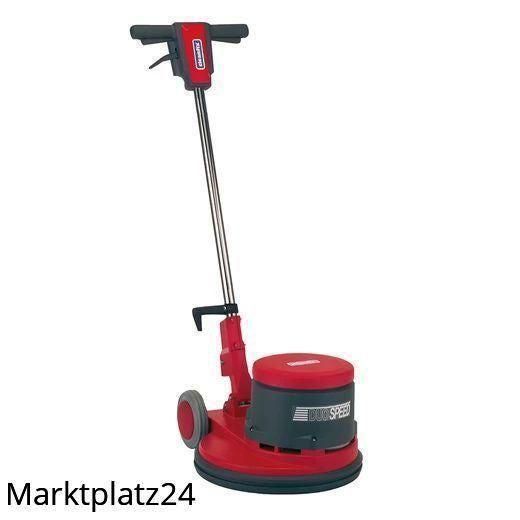 Cleanfix R 44 DUOSPEED Einscheibenmaschine in Rot und Grau.