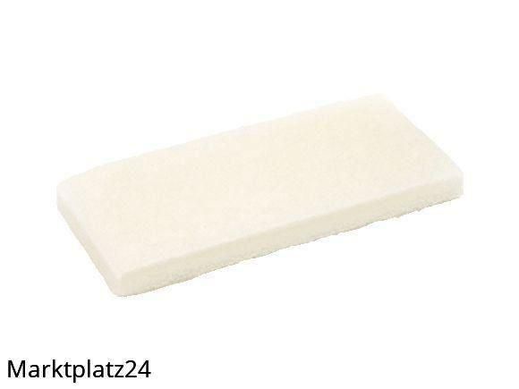 Weißes Vileda Handpad Super Reinigungs- und Polierpad 12x26 cm