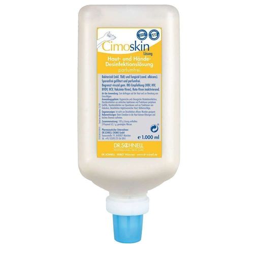 Cimoskin Hautpflege in 1 Liter Euroflasche mit Aloe Vera, Kamille und Vitamin E.