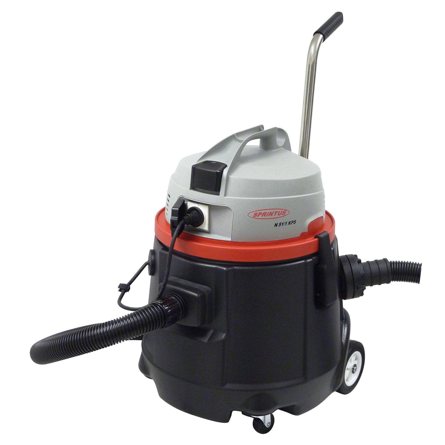 Sprintus N 51/1 KPS Nass- und Trockensauger mit 51 Liter Edelstahlbehälter.