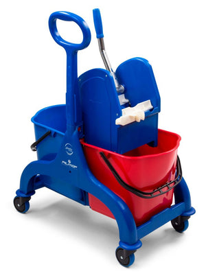 Wagen Fred mit Kunststoffgriff, 30L, robustes Design und stabile Räder für vielseitige Nutzung.