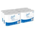 Sechs Rollen Scott 600 Toilettenpapier, 2-lagig, mit jeweils 600 Blatt.