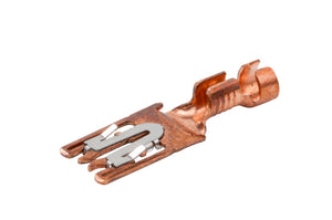 Schwarze Kabelverbinder mit 2,5 bis 4,0 Quadratmillimeter Querschnitt, 25 Stück.