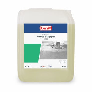 5-Liter-Kanister des Corridor Power Strippers zur Entfernung von alten Beschichtungen.