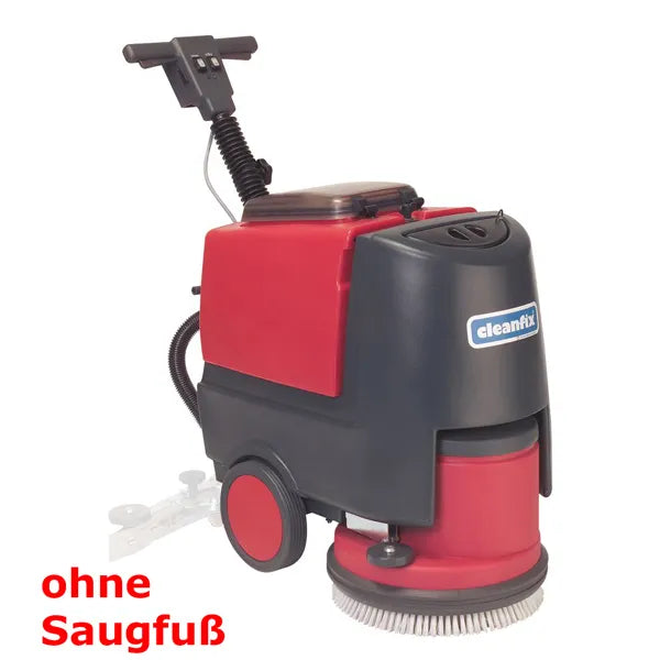 Cleanfix RA 431 IBC VDE Industriebesen in Rot und Grau mit Bürste.