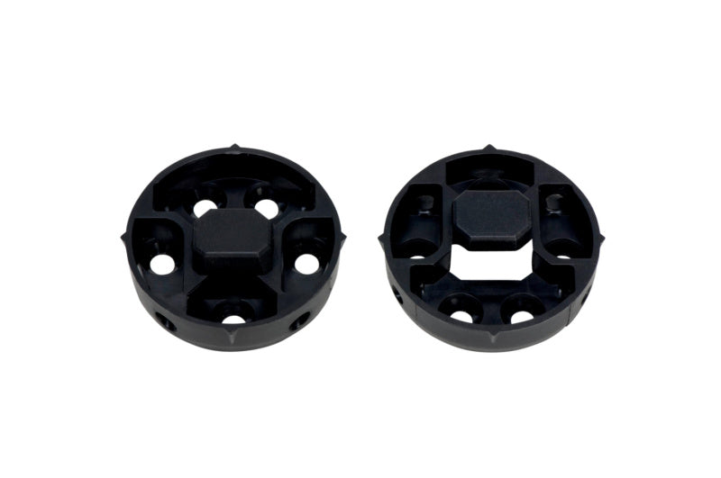 Schwarzer Einhängebeschlag für Möbel bis 70 kg Tragkraft, pulverbeschichtet, 25 Stück Set.