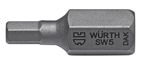 Bit Innensechskant-BIT-IN6KT-10-SW7-L30MM     Verpackungsinhalt    5 Einheit