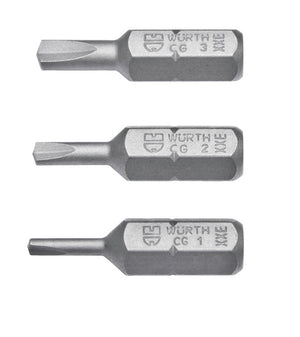 Bit Sicherheit Sortiment-BIT-SIH-SORT-CLUTCH-(3/32-5/32ZO)-3TLG     Verpackungsinhalt    1 Einheit