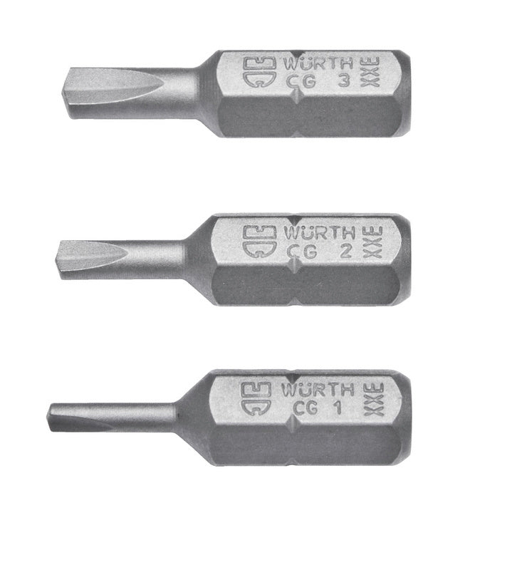 Bit Sicherheit Sortiment-BIT-SIH-SORT-CLUTCH-(3/32-5/32ZO)-3TLG     Verpackungsinhalt    1 Einheit