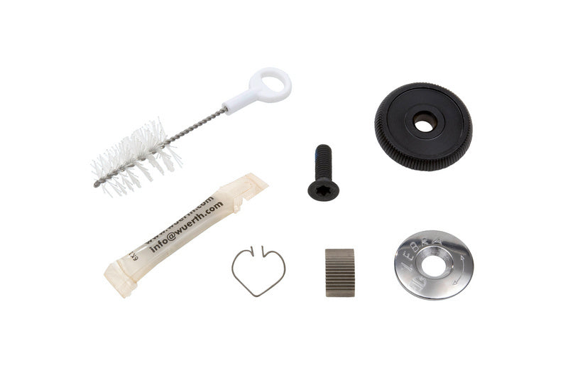 Wartungsset für 1/2 Zoll Knarre mit Reinigungsmitteln und Schmierstoffen in einer Einheit.