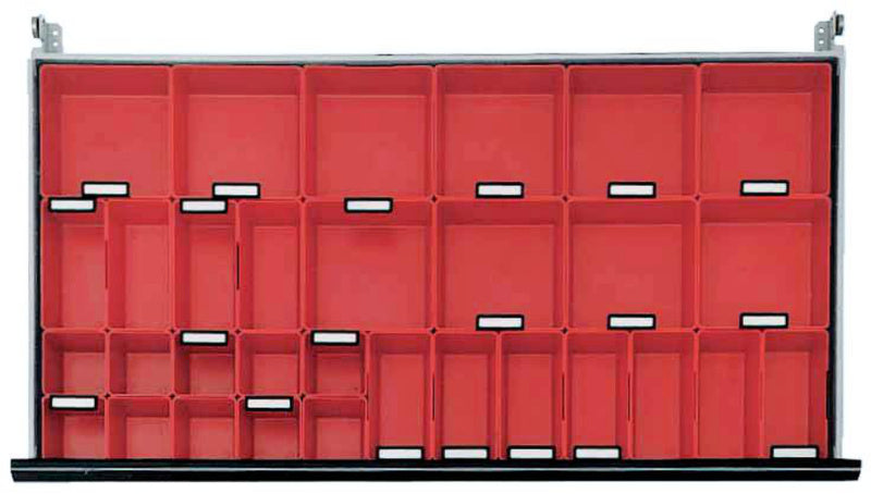 Schubladenschrank-Zubehör-KSTBOX-(F.SLSHRNK-PRO550B)-70MM-31STK - Marktplatz24
