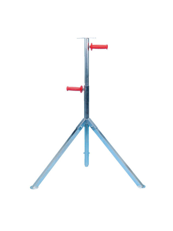 Robuste Arbeitsleuchte mit Stativ und verstellbarer Lichtintensität für vielseitigen Einsatz.