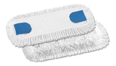 Reinigungsgeräte -Speedy Mopbezug Schlingen-Fransen, 40x13cm, mit Polyesterrücken und Laschen mit 2 Löchern für Halter, Nr. 8116LB, 1 St.