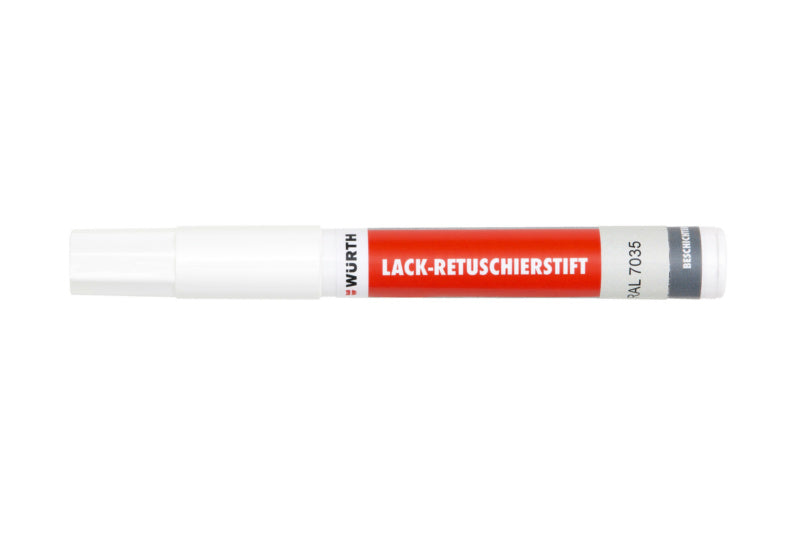 Retuschierstift-RETUSTI in einer neutralen Farbe mit feiner Spitze für präzise Ausbesserungen.