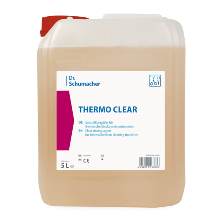Thermo Clear Spezialklarspüler in a 5L canister from Dr. Schumacher.