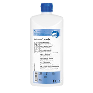 Flasche Triformin Wash Desinfektionsmittel von Dr. Weigert, 1 Liter.
