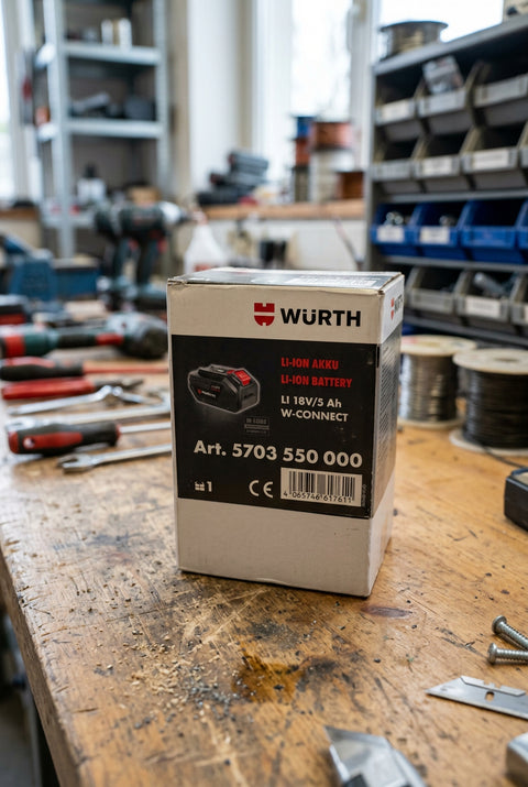 Akku 18V 5,0Ah MCube WConnect | Leistungsstarkes Ersatzteil