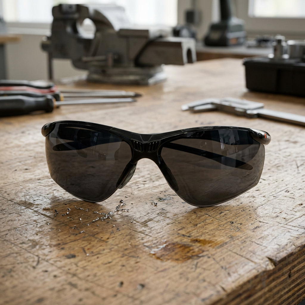 Schutzbrille SHTZBRILEN166 Askella Smoke EN166 Zertifiziert