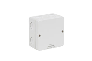 Feuchtraumabzweigkasten FRAK VDE WFK2 mit robustem Gehäuse und IP65 Schutz für feuchte Umgebungen.