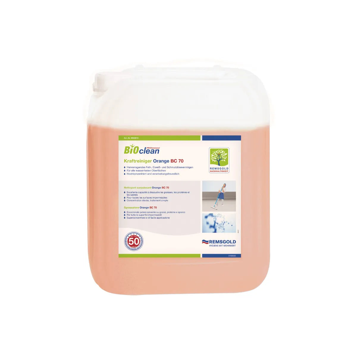 BCP Kraftreiniger Orange BC70 in einem 10kg Kanister.