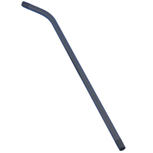 Gebogene Saugstange aus Kunststoff mit 1 Meter Länge.