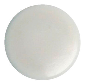 Sockelhöhenversteller in cremeweiß für die Anpassung von Küchenmöbeln und Fußleisten.