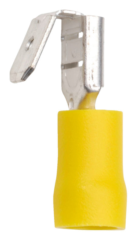 Gelbfarbene Doppelstifte mit einer Größe von 6,3 x 0,8 mm in einer Verpackung mit 100 Einheiten.